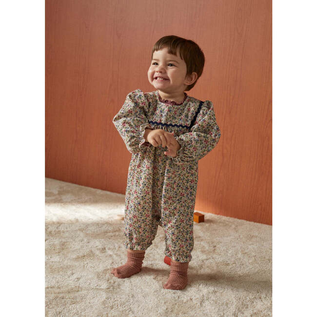 Seraphina Baby Jumpsuit, Florals - Rompers - 4