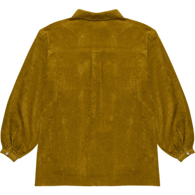 Velour Woman Shirt, Yellow - Shirts - 4