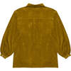 Velour Woman Shirt, Yellow - Shirts - 4