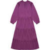 Miranda Woman Long Dress, Purple - Dresses - 5