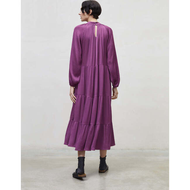 Miranda Woman Long Dress, Purple - Dresses - 6