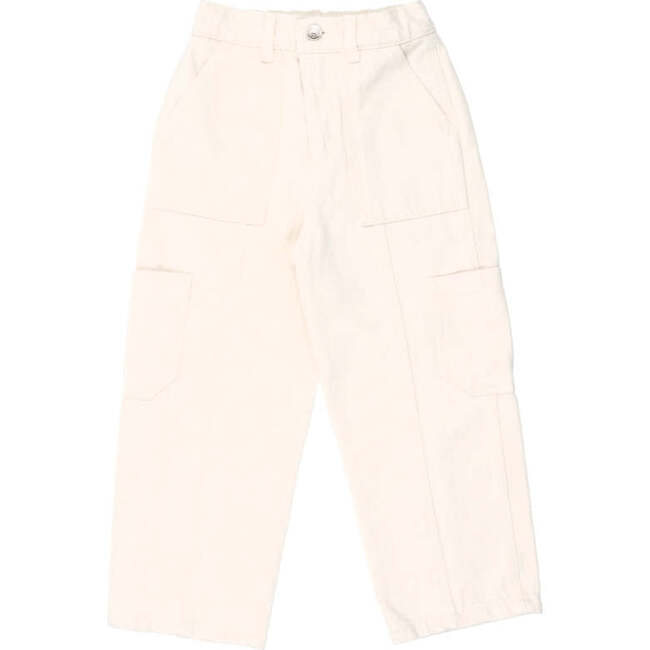 Billie Pant, Cream - Pants - 1
