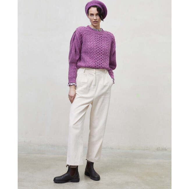 Tirso Woman Jumper, Purple - Sweaters - 3