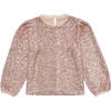 Galaxy Woman Blouse, Gold - Blouses - 1 - thumbnail