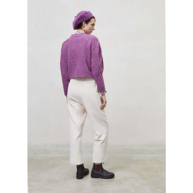 Tirso Woman Jumper, Purple - Sweaters - 5