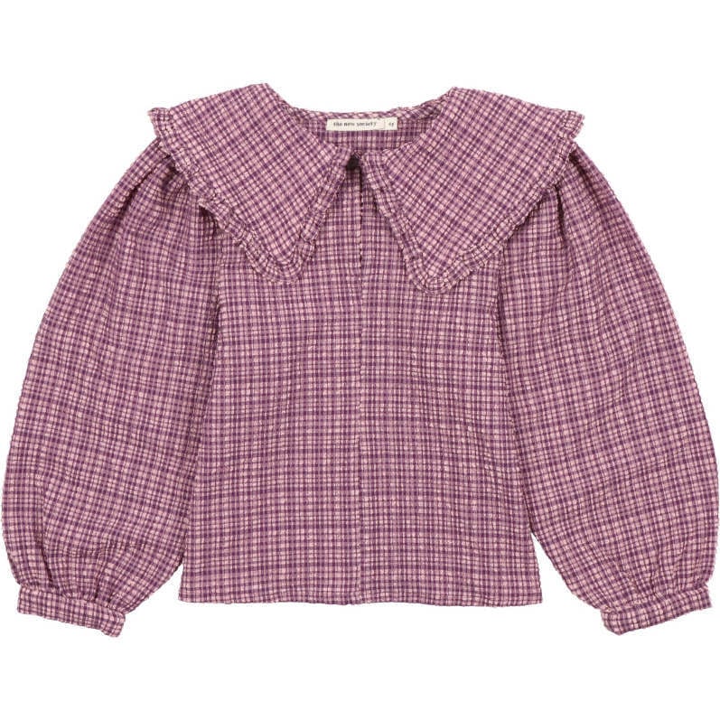 最新最全のをすべて The - Plaid Blouse, Anabella New Maisonette | Tops Society トップス