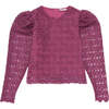 Alexandra Woman Blouse, Purple - Blouses - 1 - thumbnail