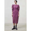 Alexandra Woman Dress, Purple - Dresses - 5