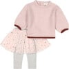 Sweater Top & Skegging Pant Set, Pink - Mixed Apparel Set - 1 - thumbnail