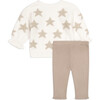 Sweater Top & Pant Set, Tan - Mixed Apparel Set - 5