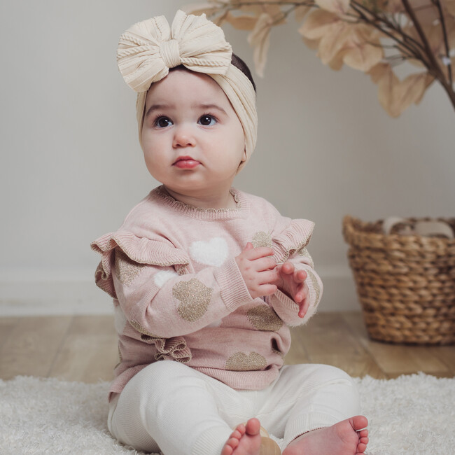 Sweater Top & Pant Set, Pink - Mixed Apparel Set - 3