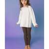 The Organic Legging, Chocolate - Leggings - 2