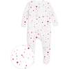 The Organic Zipper Footie, Shooting Stars - Footie Pajamas - 1 - thumbnail