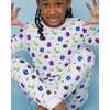 The Organic Long Sleeve Pajama Set, Messy Monsters - Pajamas - 3
