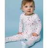 The Organic Zipper Footie, Shooting Stars - Footie Pajamas - 2