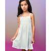 The Organic Rib Dress, Blue Tiny Hearts on Cream - Dresses - 3