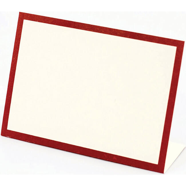 Red Frame Place Card, Set of 12