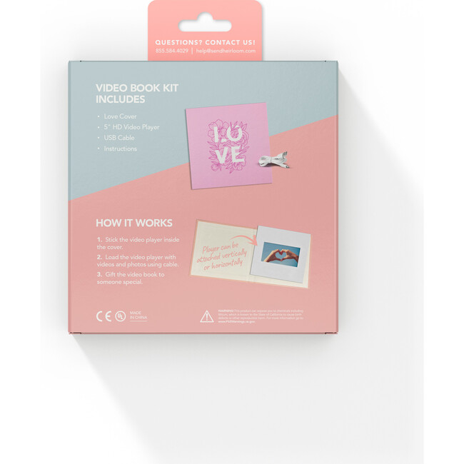 Video Book Kit, Love Cover - Keepsakes & Mementos - 5