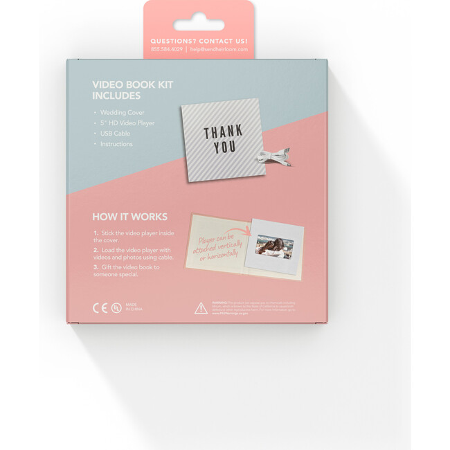 Video Book Kit, Thank You Cover - Keepsakes & Mementos - 4