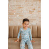 Bridger Long Sleeve Pajama Set, Blue - Pajamas - 2