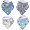 Bridger Baby Bandana Bibs, Blue - Bibs - 1 - thumbnail