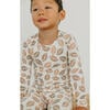 Blitz Long Sleeve Pajama Set, Brown - Pajamas - 2