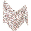 Blitz Knit Swaddle Blanket, Brown - Swaddles - 1 - thumbnail