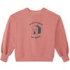 Organic Weekend House Sweatshirt, Red - Sweatshirts - 1 - thumbnail