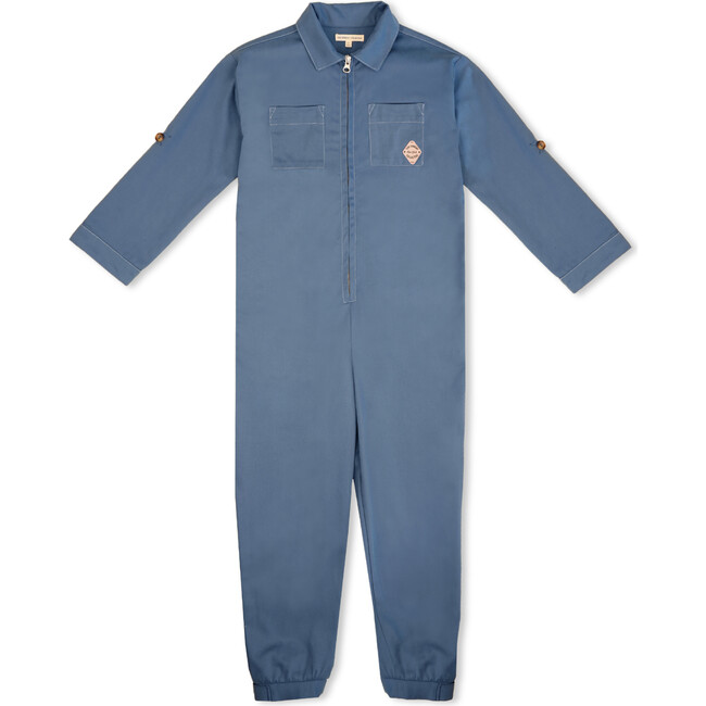 Organic Workers Jumpsuit, Blue
