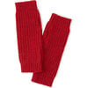 Speckled Wool Hand Warmers, Red - Gloves - 1 - thumbnail