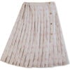 Magnolia Pleated High-Waist Midi Skirt, Tan - Skirts - 1 - thumbnail