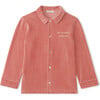 Holiday Embroidered Velour Shirt, Brick Dust - Shirts - 1 - thumbnail