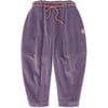 Friday Wide-Leg Wrap-Around Cord Belt Pants, Lavender - Pants - 1 - thumbnail