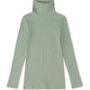 Essential Rib Turtleneck, Green Bay - Shirts - 1 - thumbnail