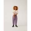 Friday Wide-Leg Wrap-Around Cord Belt Pants, Lavender - Pants - 2