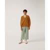 Essential Rib Turtleneck Tee, Almond - T-Shirts - 2