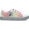 Miss Harper Sequin Sneaker, White And Multi-Pastel - Sneakers - 1 - thumbnail