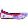 Miss Samara Sweet Bow Tie-Dye Ballet Flat, Pink - Flats - 1 - thumbnail