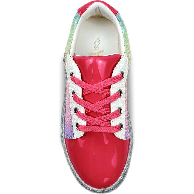 Miss Harper Sequin Sneaker, Pink And Multicolors - Sneakers - 2