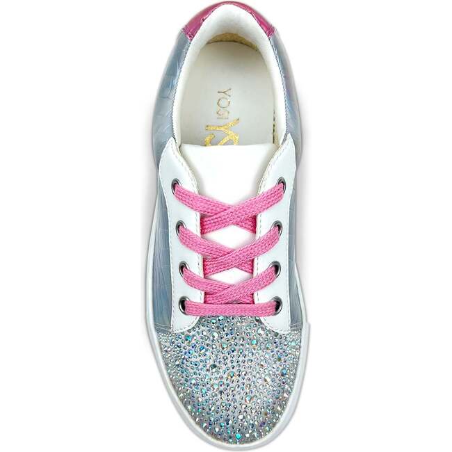 Miss Harper Crystal Sneaker, Iridescent And Pink - Sneakers - 2