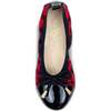 Miss Samantha Sweet Bow Plaid Ballet Flat, Red And Black - Flats - 2