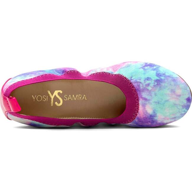 Miss Samara Sweet Bow Tie-Dye Ballet Flat, Pink - Flats - 3