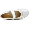 Miss Adeline Velcro Slip-On Mary Jane, White - Mary Janes - 3