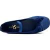 Miss Emory Darling Bow Satin Flat, Navy - Flats - 3