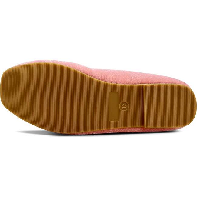 Miss Emory Darling Bow Velvet Flat, Pink - Flats - 4