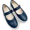 Miss Adeline Velcro Slip-On Mary Jane, Navy - Mary Janes - 5