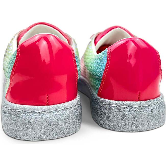 Miss Harper Sequin Sneaker, Pink And Multicolors - Sneakers - 5