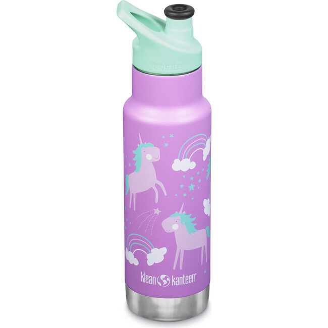 Kid Classic Narrow 12 oz Vacuum Insulated Bottle, Unicorns
