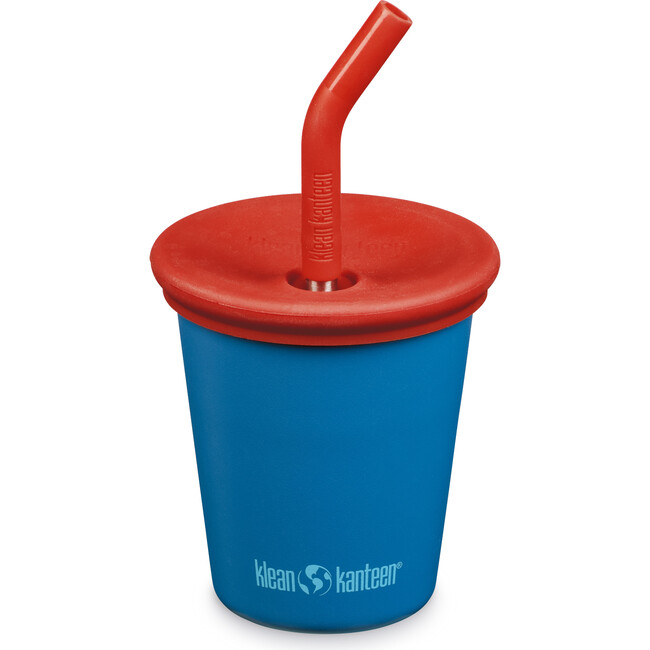 Kid 10 oz Cup With Kid Straw Lid, Mykonos Blue