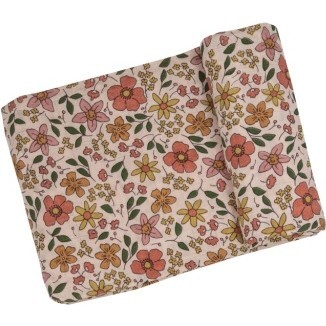 Poppies And Starflowers Swaddle Blanket, Multi - Swaddles - 1
